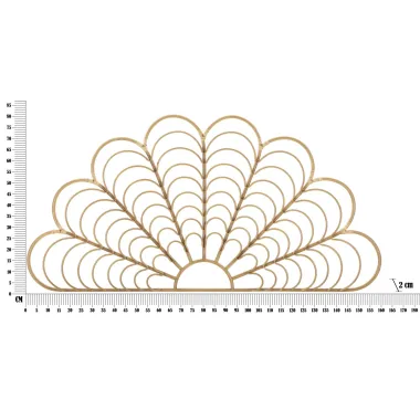 PANEL ŚCIENNY Panama 160x2x80 cm